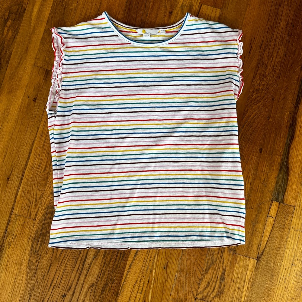 Boden Multi-Color Strip Tee